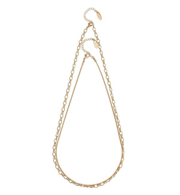 Ungrid「2連チェーンネックレス」|ネックレス|