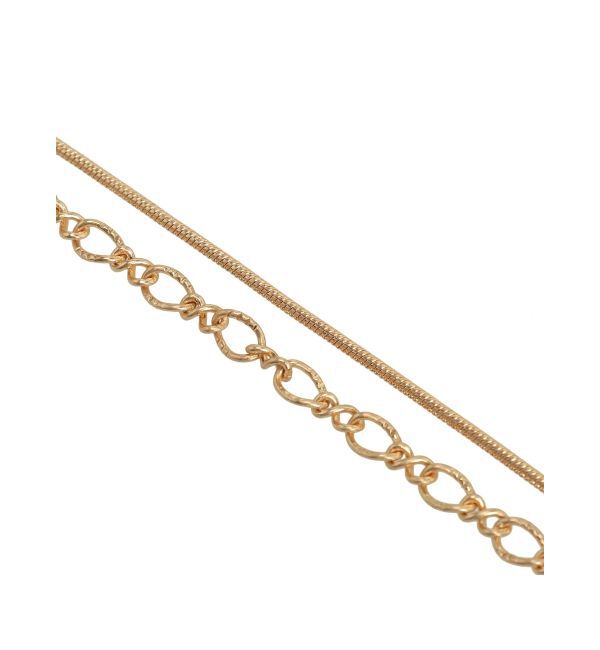 Ungrid「2連チェーンネックレス」|ネックレス|