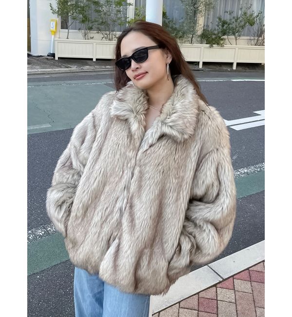 ボリュームデザインファーコート（Ungrid）｜ルミネのファッション通販