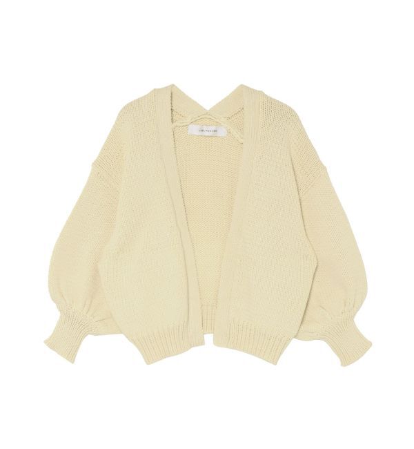 LAGUNAMOON「リリヤーンラフカーディガン」|カーディガン|ベージュ