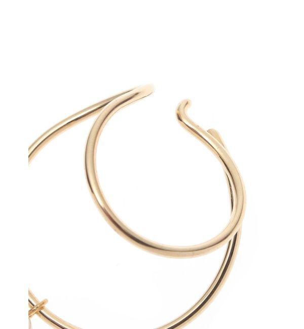 LAGUNAMOON「カーブフォルムパールイヤーカフ」|イヤーカフ|