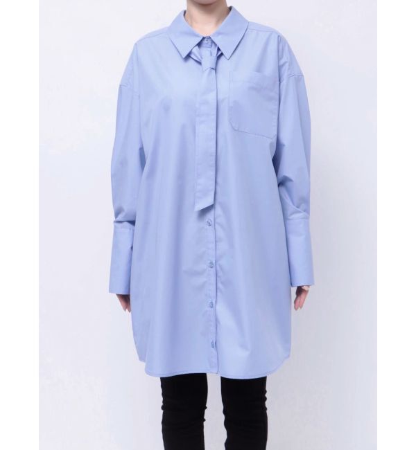 LAGUNAMOON「タイセットミニシャツワンピース」|シャツ・ブラウス|