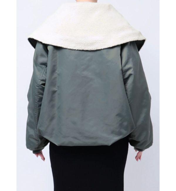 LAGUNAMOON「ビッグカラーショートMA-1」|ブルゾン・スタジャン|