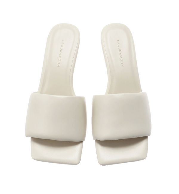 LAGUNAMOON「パフィスクエアサンダル」|サンダル|