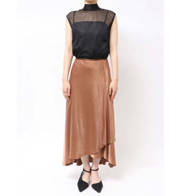 LAGUNAMOON「クロスレイヤードナロースカート」|スカート|