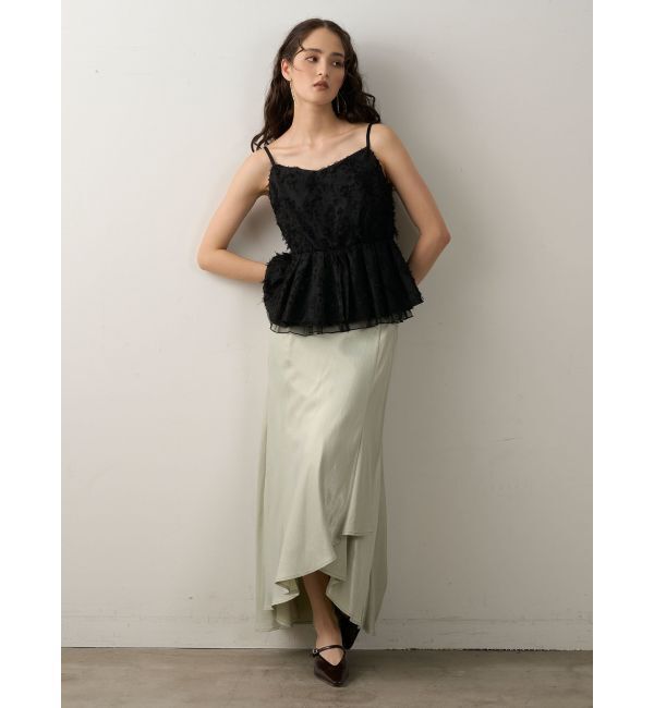 LAGUNAMOON「クロスレイヤードナロースカート」|スカート|