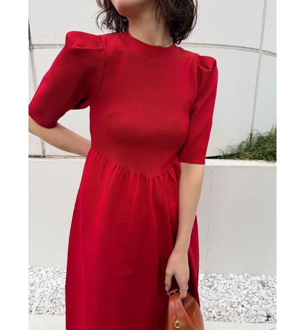 LAGUNAMOON「バックオープンフォルムニットワンピース」|ワンピース|