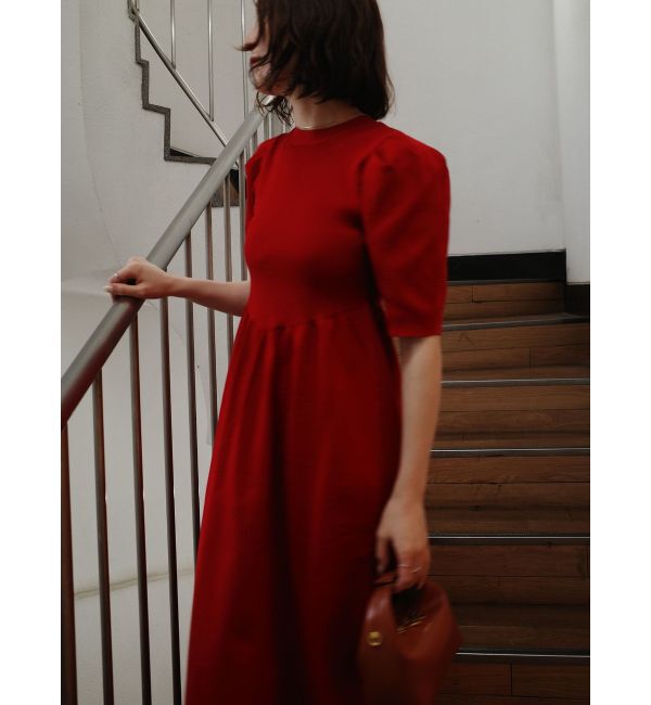 LAGUNAMOON「バックオープンフォルムニットワンピース」|ワンピース|