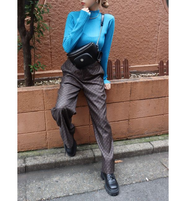 EVRIS「モノグラムストレートパンツ」|その他|