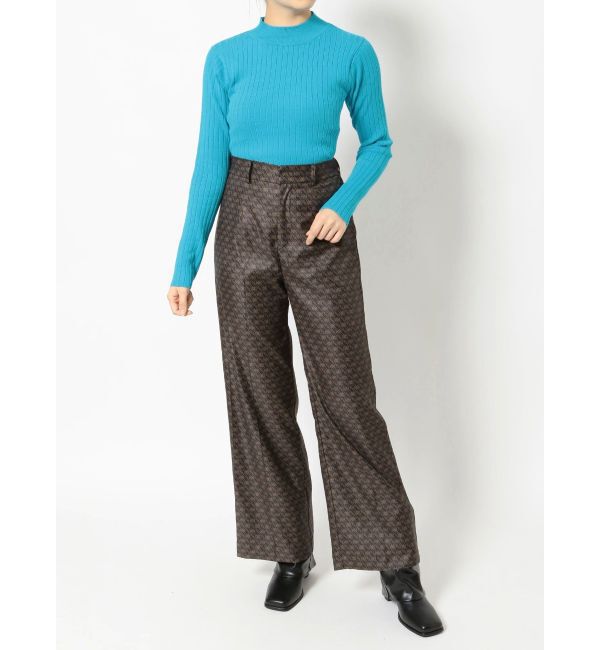 EVRIS「モノグラムストレートパンツ」|その他|