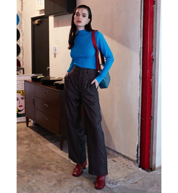 EVRIS「モノグラムストレートパンツ」|その他|