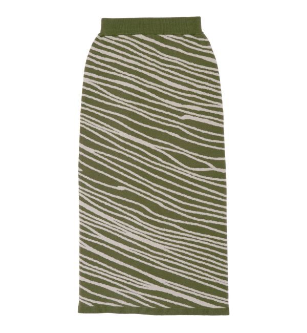 EVRIS「ジオメトリックニットスカート【セットアップ着用可能】」|スカート|