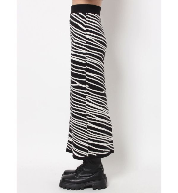 EVRIS「ジオメトリックニットスカート【セットアップ着用可能】」|スカート|