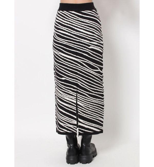 EVRIS「ジオメトリックニットスカート【セットアップ着用可能】」|スカート|