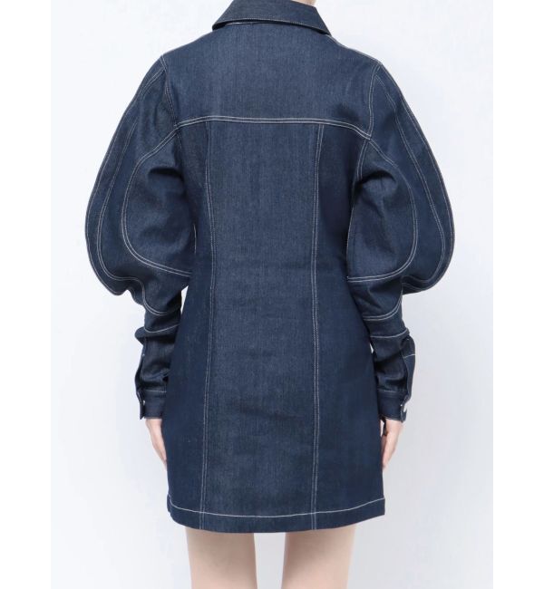 EVRIS「デザインスリーブミニワンピース」|ワンピース|