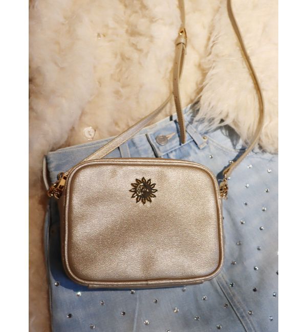 EVRIS「SUNNYダブルショルダーBAG」|ショルダー・メッセンジャー|ライトゴールド
