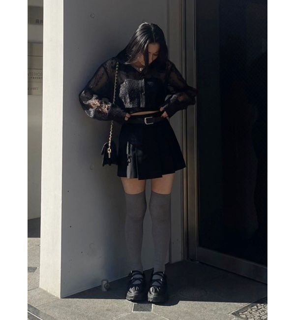 EVRIS「レースアップデザインプラットフォームスニーカー」|スニーカー|