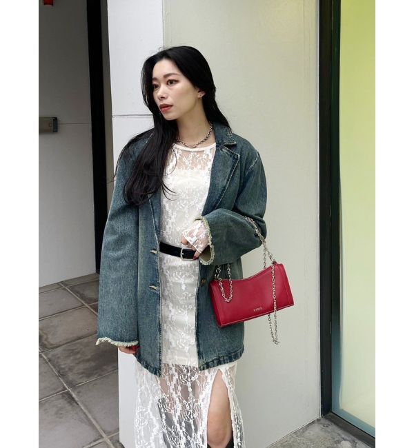 EVRIS「オーバーサイズデニムジャケット【セットアップ着用可能】」|デニムジャケット|