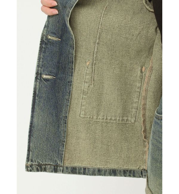 EVRIS「オーバーサイズデニムジャケット【セットアップ着用可能】」|デニムジャケット|