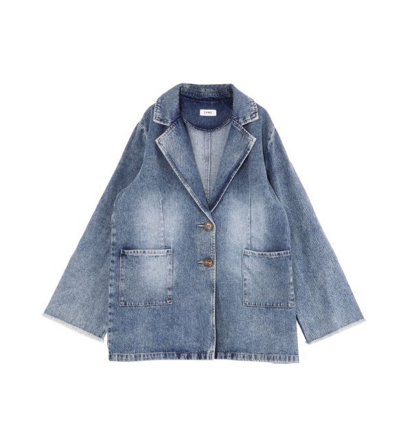 EVRIS「オーバーサイズデニムジャケット【セットアップ着用可能】」|デニムジャケット|