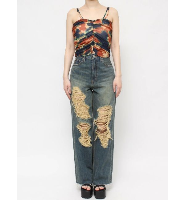 EVRIS「タイダイプリントシアーキャミソール」|キャミソール|