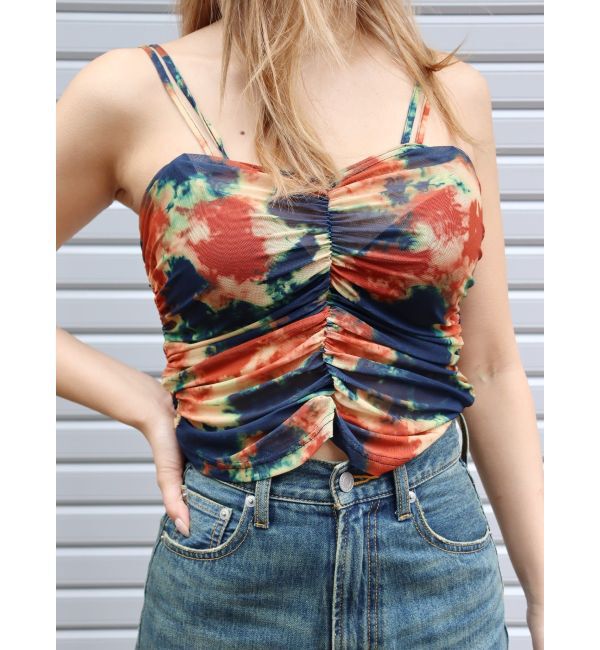 EVRIS「タイダイプリントシアーキャミソール」|キャミソール|