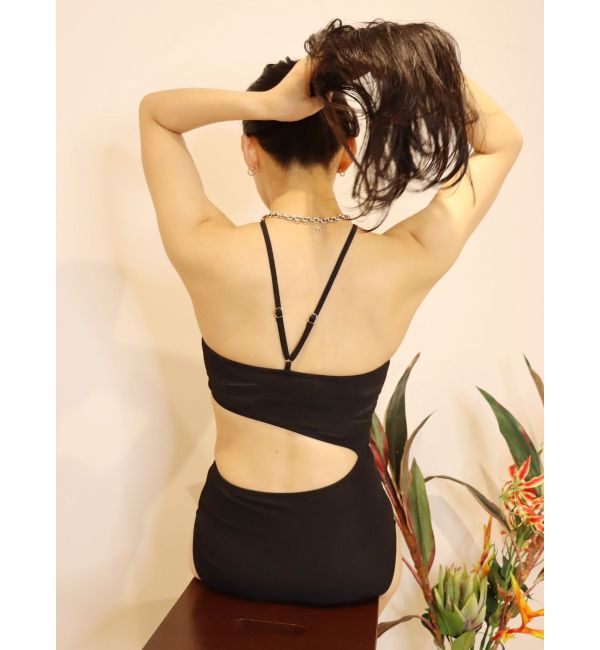 EVRIS「カットアウト One Piece Swimwear」|コンビネゾン|