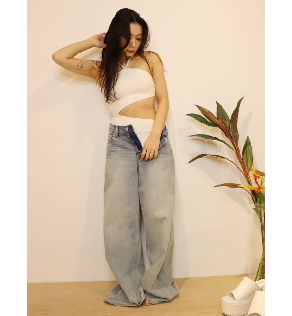 EVRIS「カットアウト One Piece Swimwear」|コンビネゾン|