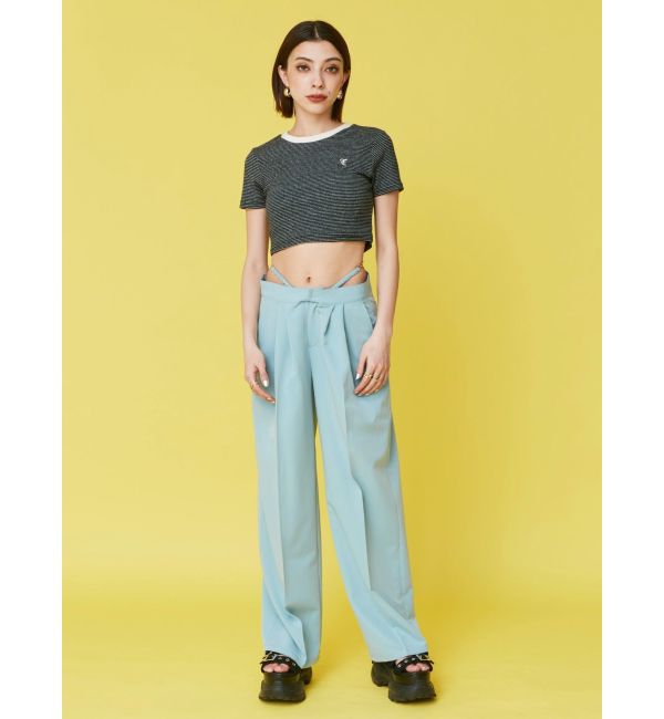 EVRIS「ウエストチェーンワイドパンツ」|その他|