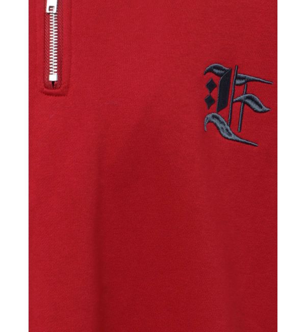 EVRIS「ハーフジップスウェットミニワンピース」|ワンピース|