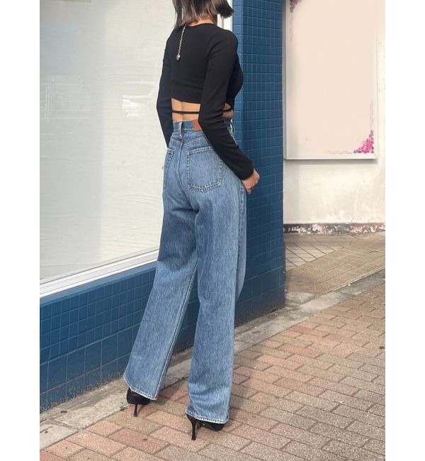 EVRIS「バックストラップリブトップス」|Tシャツ・カットソー|