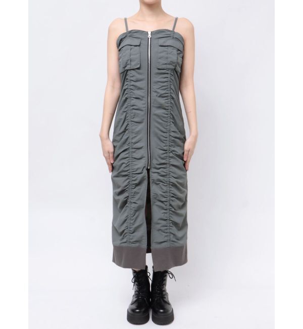 EVRIS「ジップキャミロングワンピース」|ワンピース|