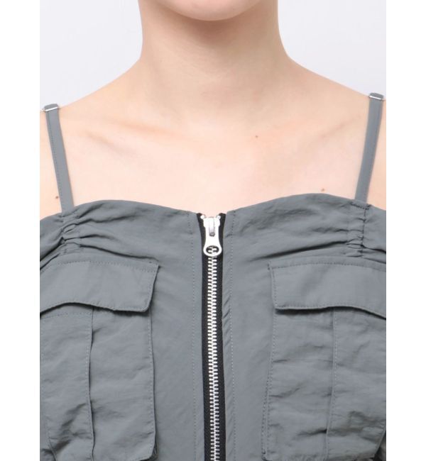 EVRIS「ジップキャミロングワンピース」|ワンピース|