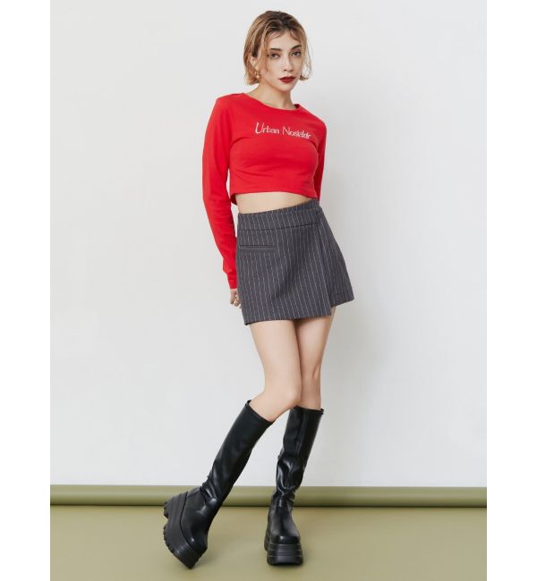 EVRIS「プラットフォームストレッチロングブーツ」|ロングブーツ|