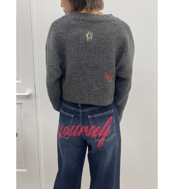 EVRIS「Embroideryニットトップス」|ニット・セーター|