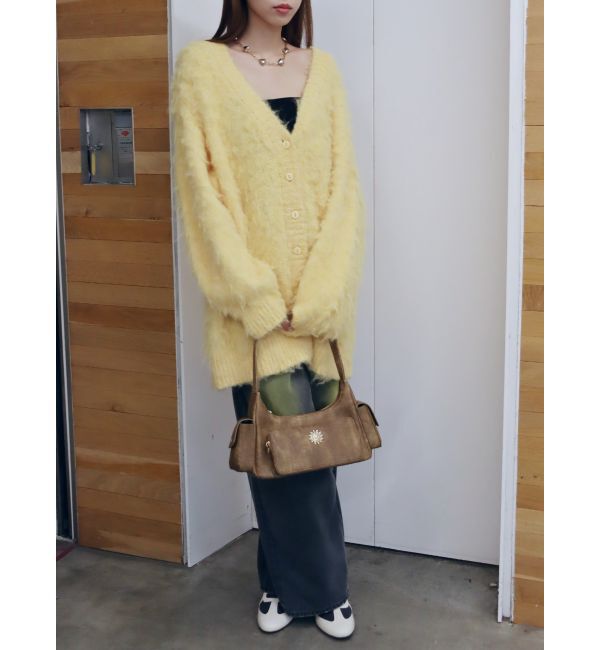 EVRIS「【WEB限定】ソフトシャギーニットカーディガン」|カーディガン|