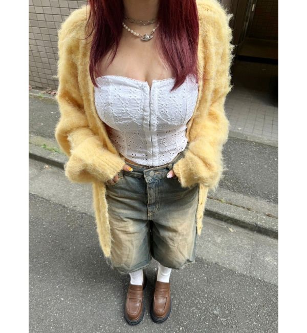 EVRIS「【WEB限定】ソフトシャギーニットカーディガン」|カーディガン|