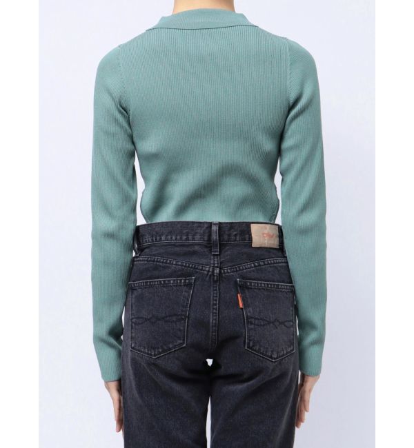 EVRIS「ロゴリブニットボディースーツ」|ニット・セーター|