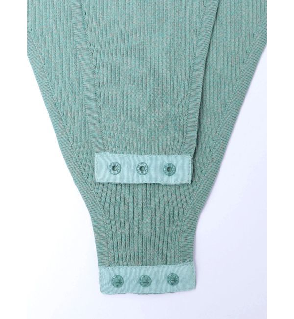 EVRIS「ロゴリブニットボディースーツ」|ニット・セーター|