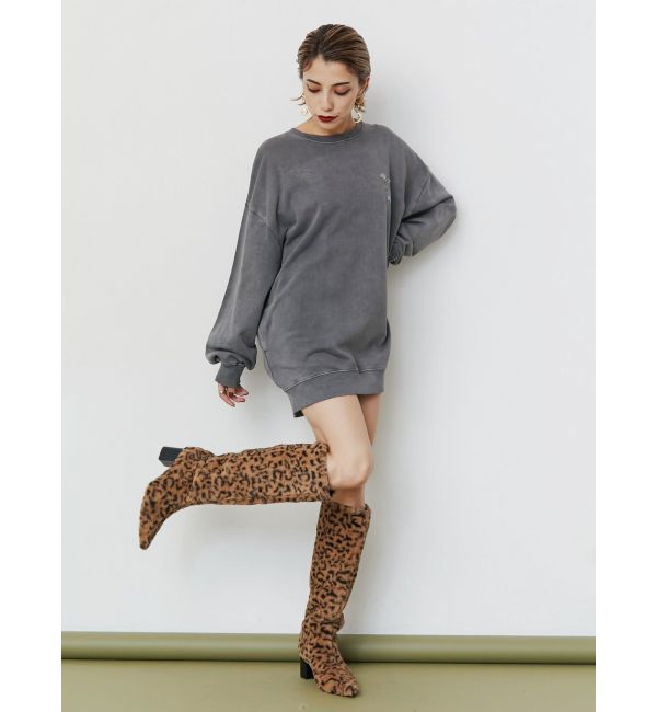 EVRIS「Eロゴピグメントオーバーサイズスウェット」|スウェット・ジャージ|