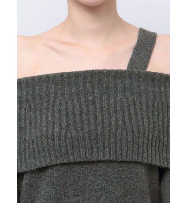 EVRIS「オフショルニットワンピース」|ワンピース|