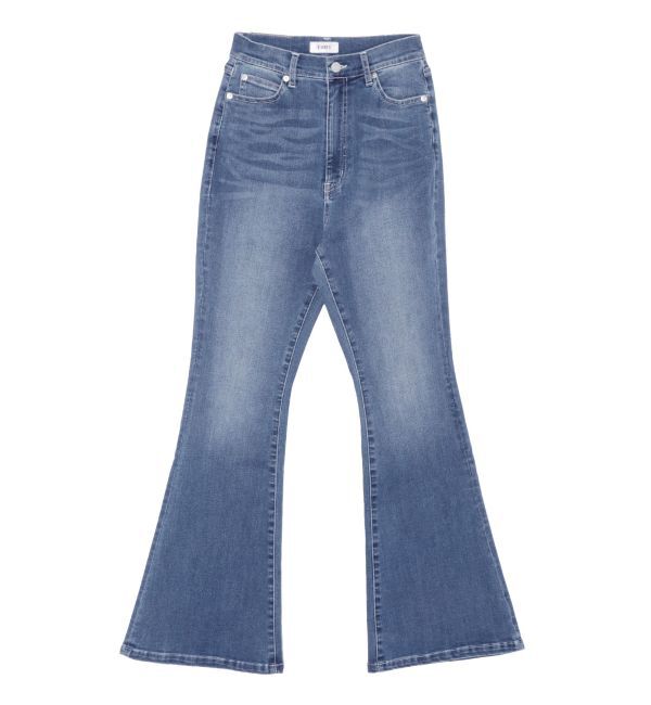 EVRIS「バックリボンフレアデニムパンツ」|デニム|