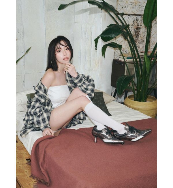 EVRIS「サイドギャザーチェックショートパンツ【セットアップ着用可能】」|その他|