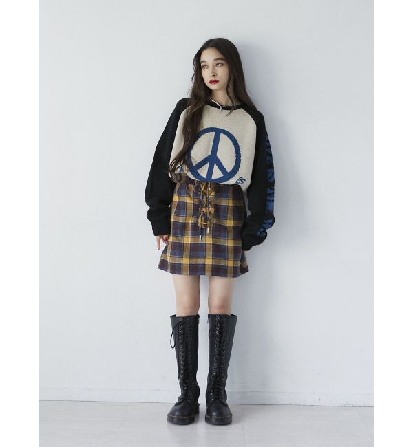 jouetie「レースアップボックスミニスカート」|スカート|