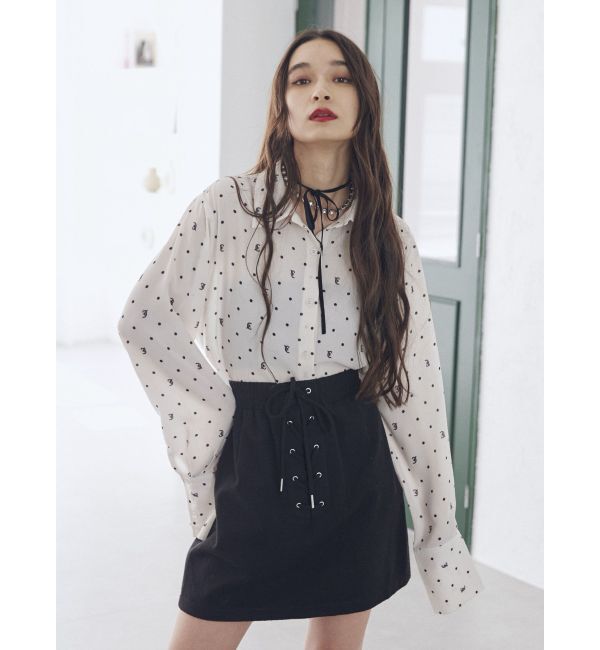 jouetie「レースアップボックスミニスカート」|スカート|