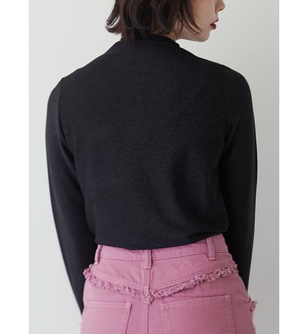 jouetie「ラメハイネックトップス」|Tシャツ・カットソー|