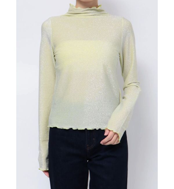 jouetie「ラメハイネックトップス」|Tシャツ・カットソー|