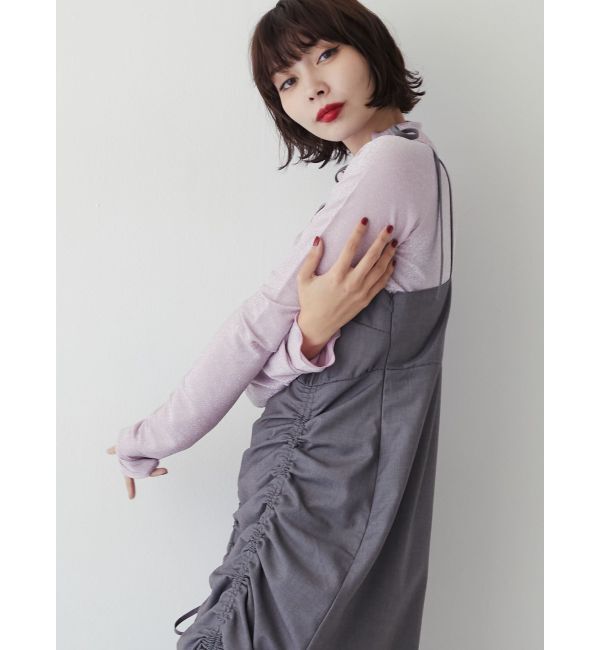 jouetie「ラメハイネックトップス」|Tシャツ・カットソー|