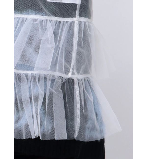 jouetie「チュールドレープフリルベスト」|シャツ・ブラウス|