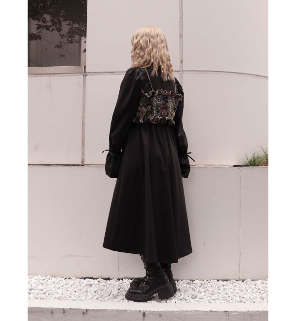 jouetie「ゴブランビスチェシャツワンピース」|ワンピース|